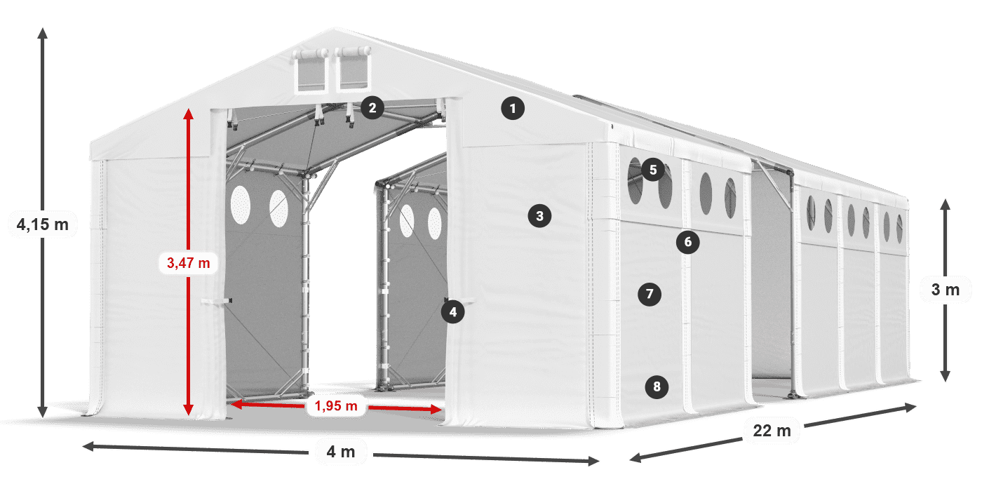 MMSO 580 PVC Legende 3m