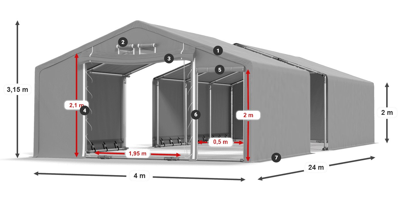 SFR 600 PVC Legende