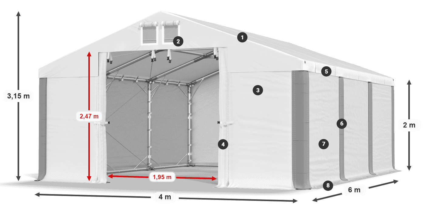 MFR 620 PVC Legende 2m