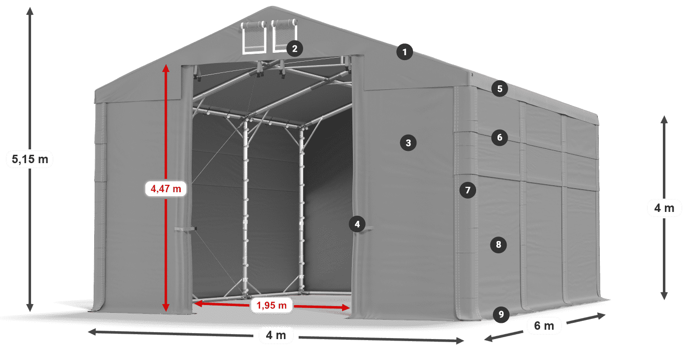 MFR 620 PVC Legende 4m