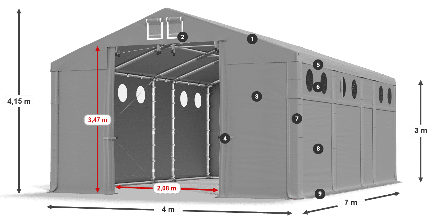 MFRO 620 PVC Legende 3m