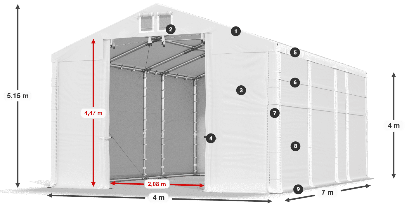 MMS 580 PVC Legende 4m