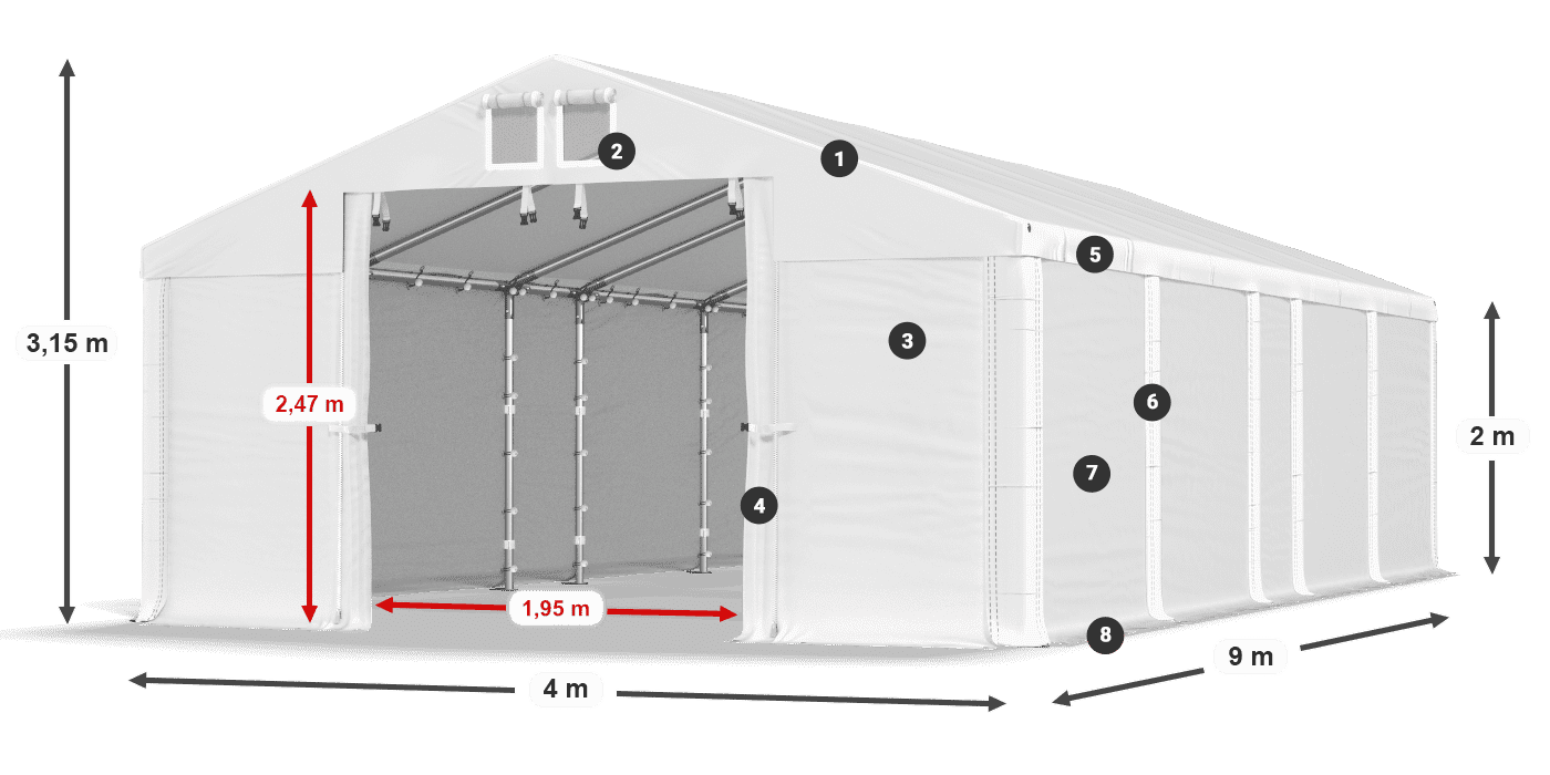 MMS 580 PVC Legende 2m