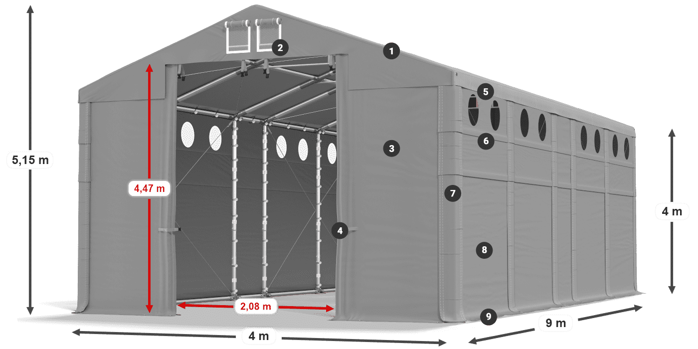 MFRO 620 PVC Legende 4m