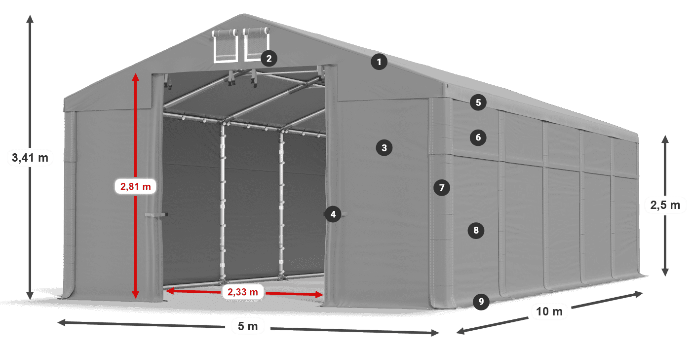 MFR 620 PVC Legende 2,5 m