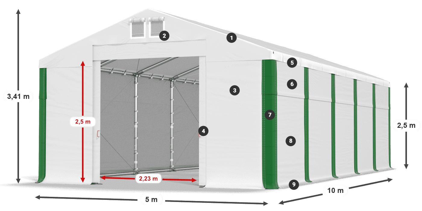 MFR 620 PVC Legende 2,5 m