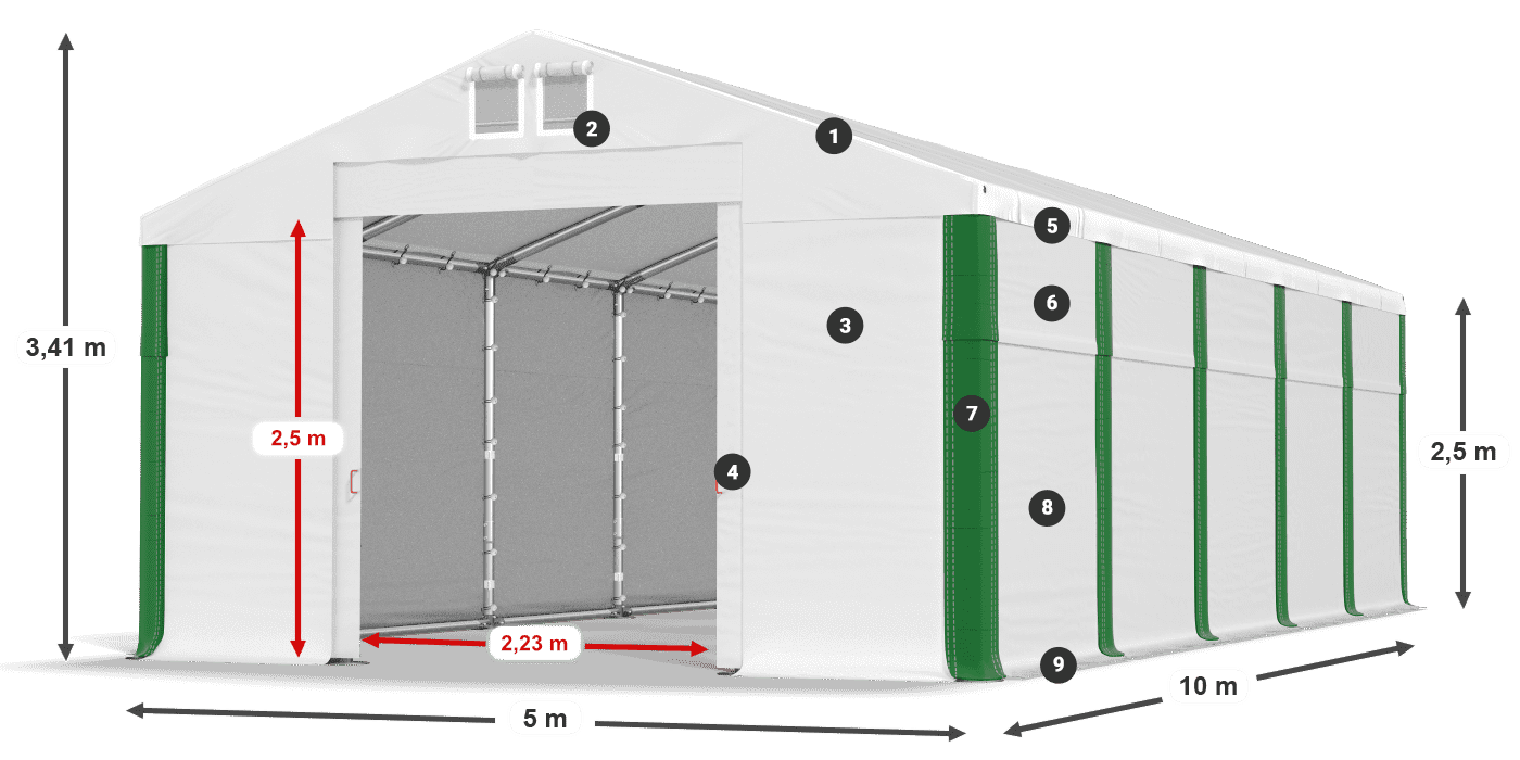 MMS 580 PVC Legende 2,5 m