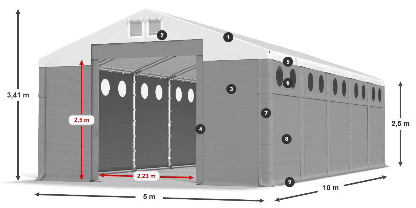 MMSO 580 PVC Legende 2,5 m