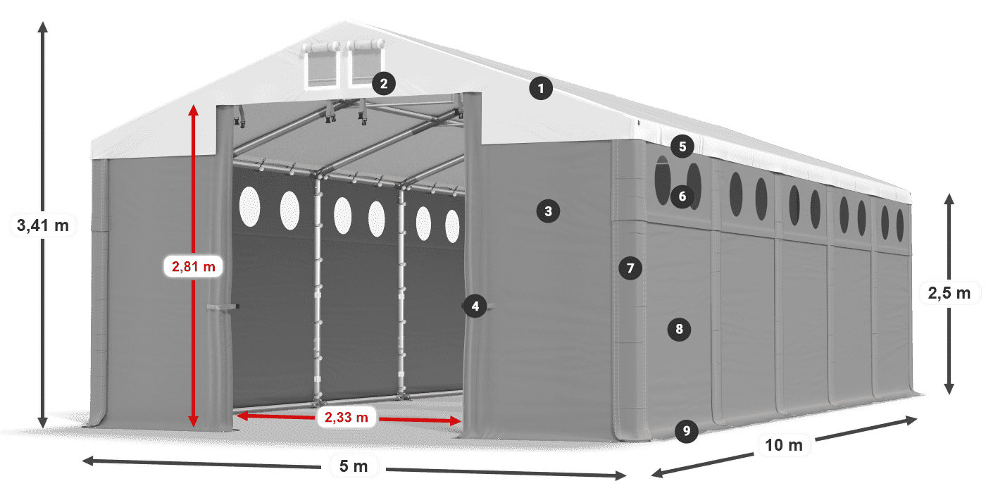 MMSO 580 PVC Legende 2,5 m