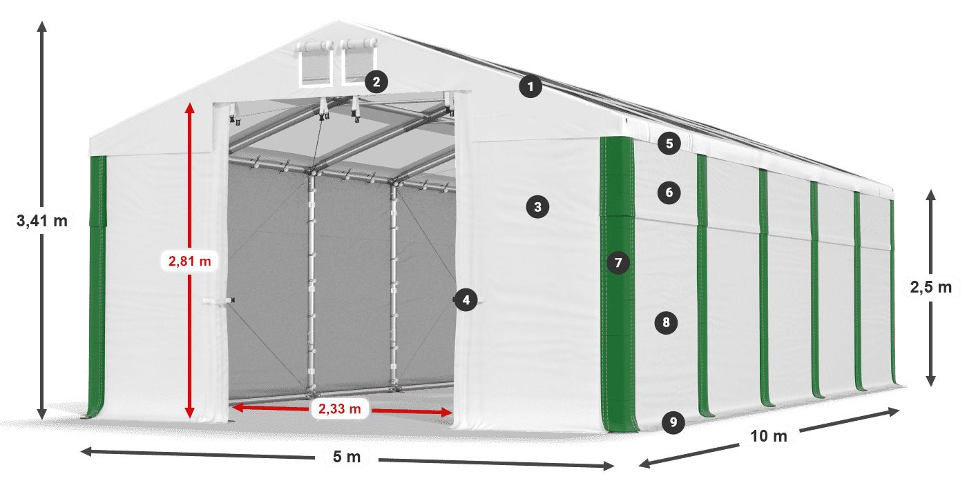 MMST 580 PVC Legende 2,5 m