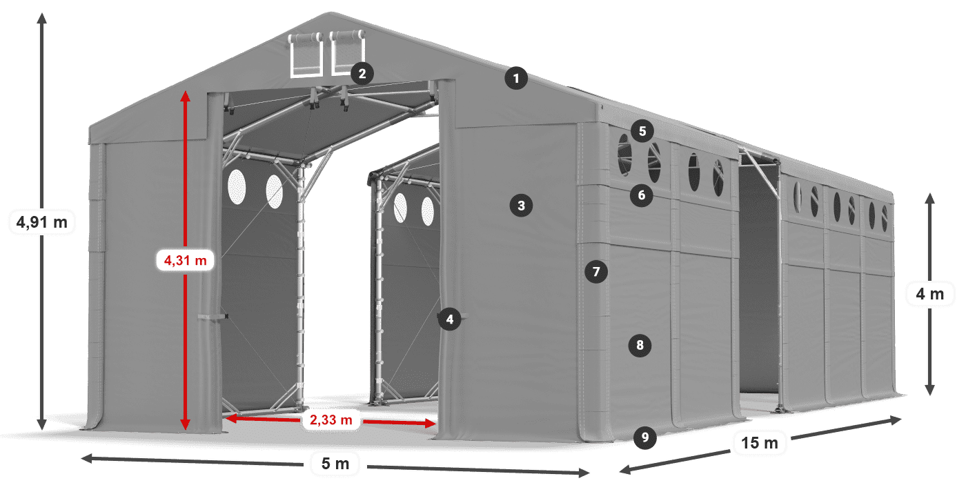 MFRO 620 PVC Legende 4m