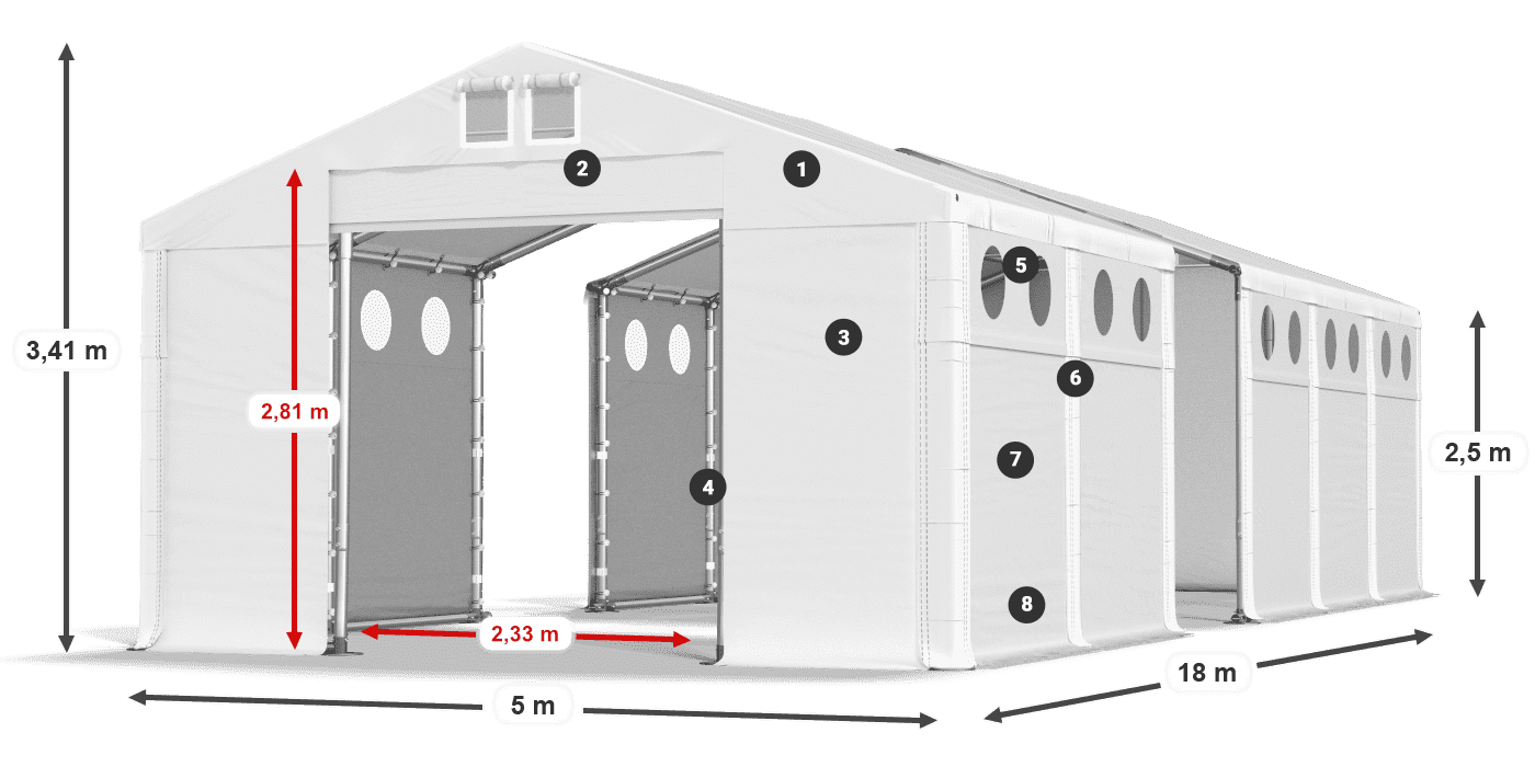 MFRO 620 PVC Legende 2,5 m