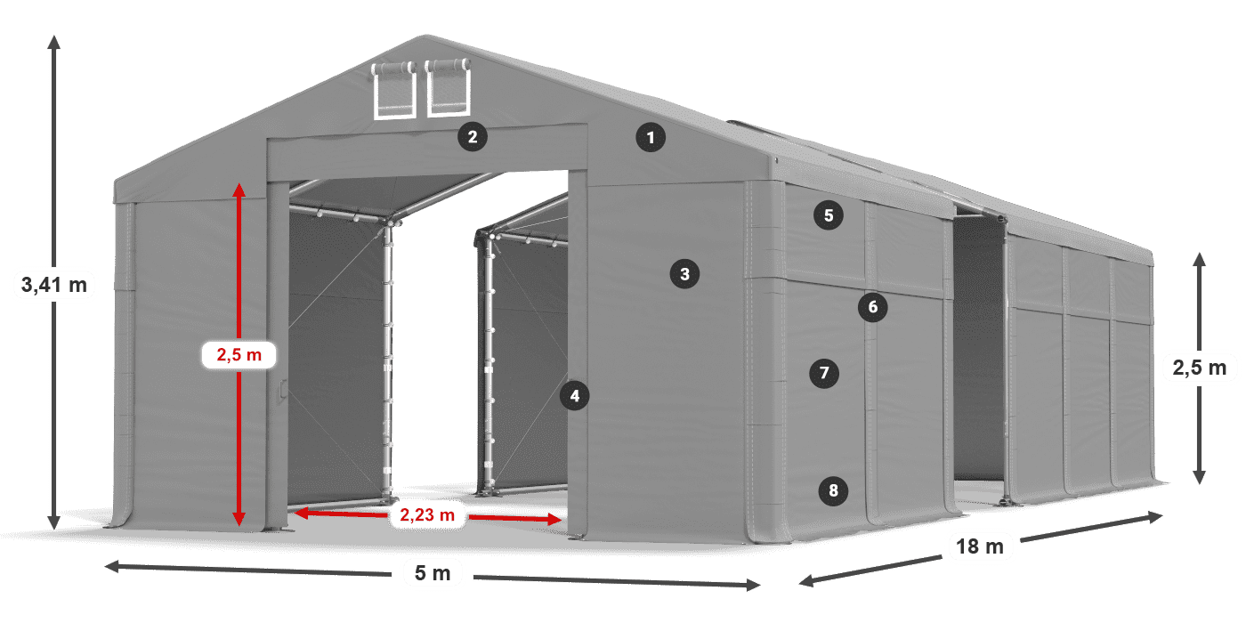 MFR 620 PVC Legende 2,5 m