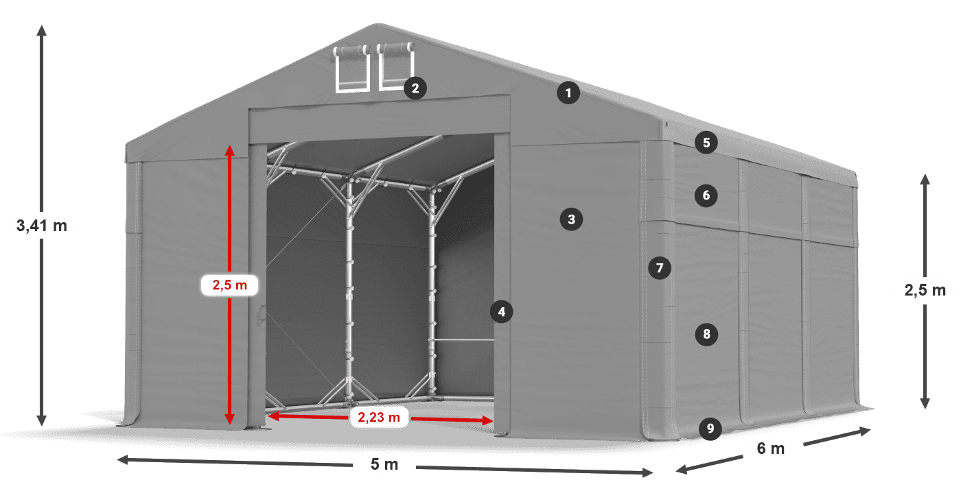 MFR 620 PVC Legende 2,5 m