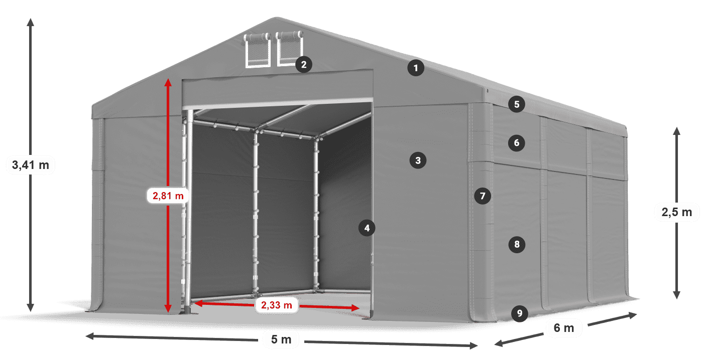 MFR 620 PVC Legende 2,5 m