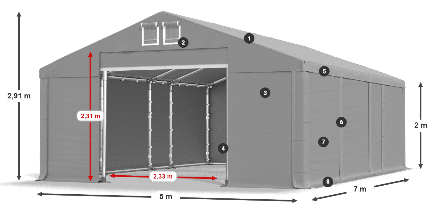 MMS 580 PVC Legende 2m