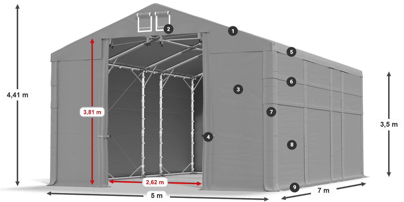 MFR 620 PVC Legende 3,5 m