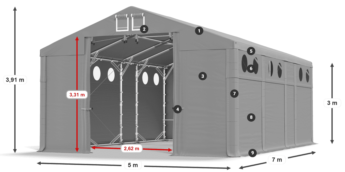 MMSO 580 PVC Legende 3m