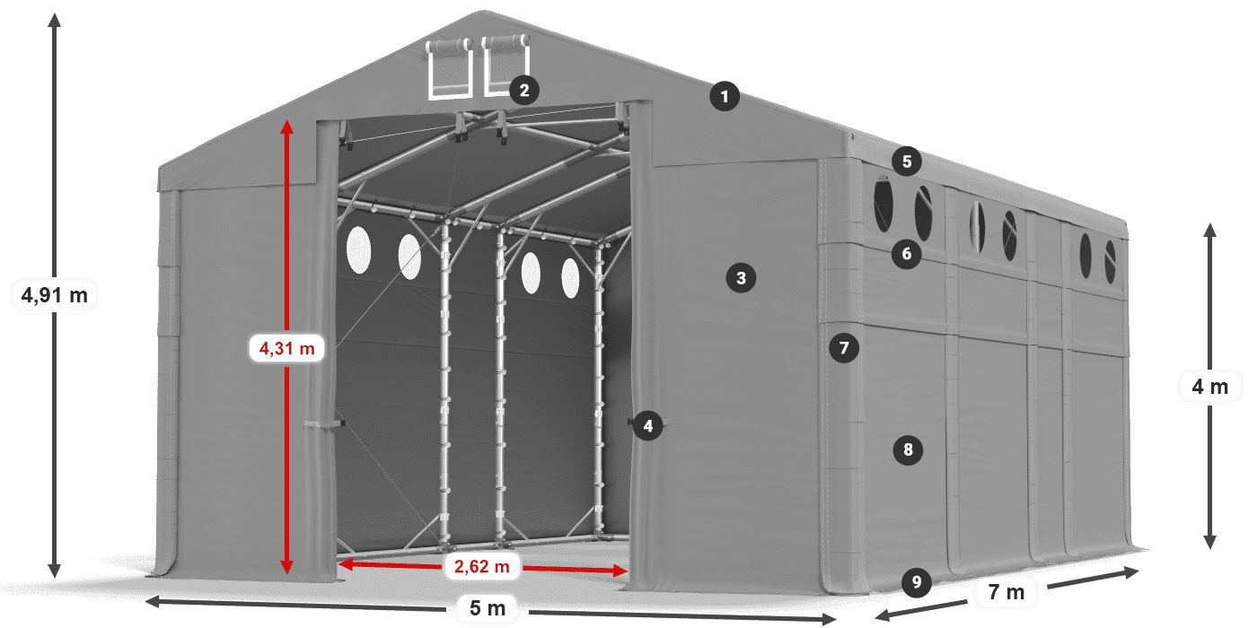 MFRO 620 PVC Legende 4m