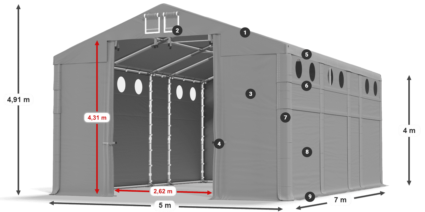 MFRO 620 PVC Legende 4m