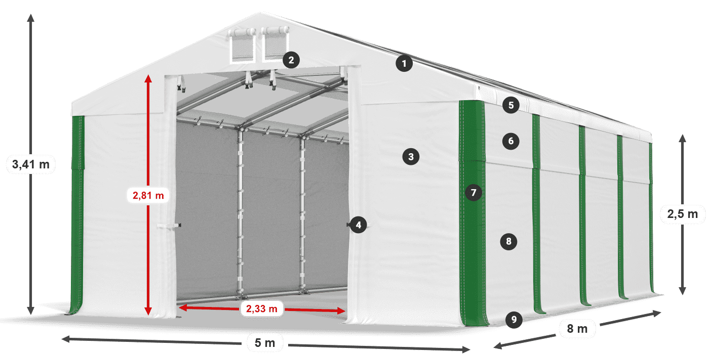 MMST 580 PVC Legende 2,5 m