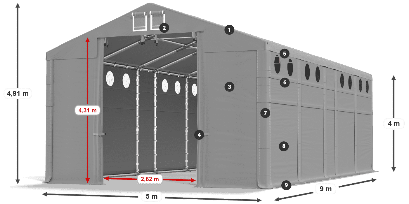 MFRO 620 PVC Legende 4m