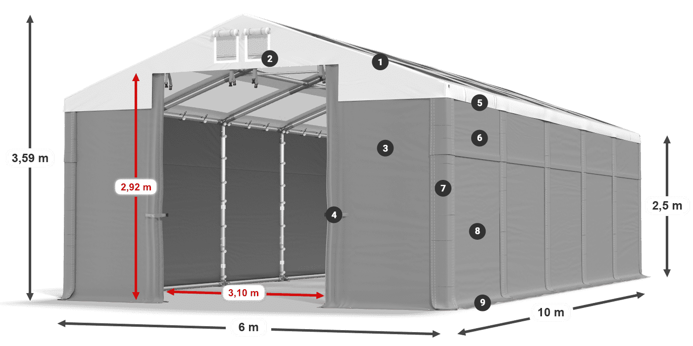 MMST 580 PVC Legende 2,5 m