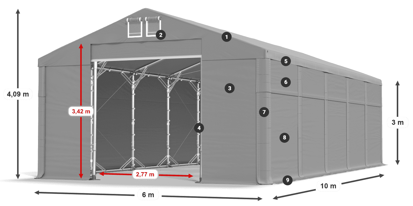 MFR 620 PVC Legende 3m