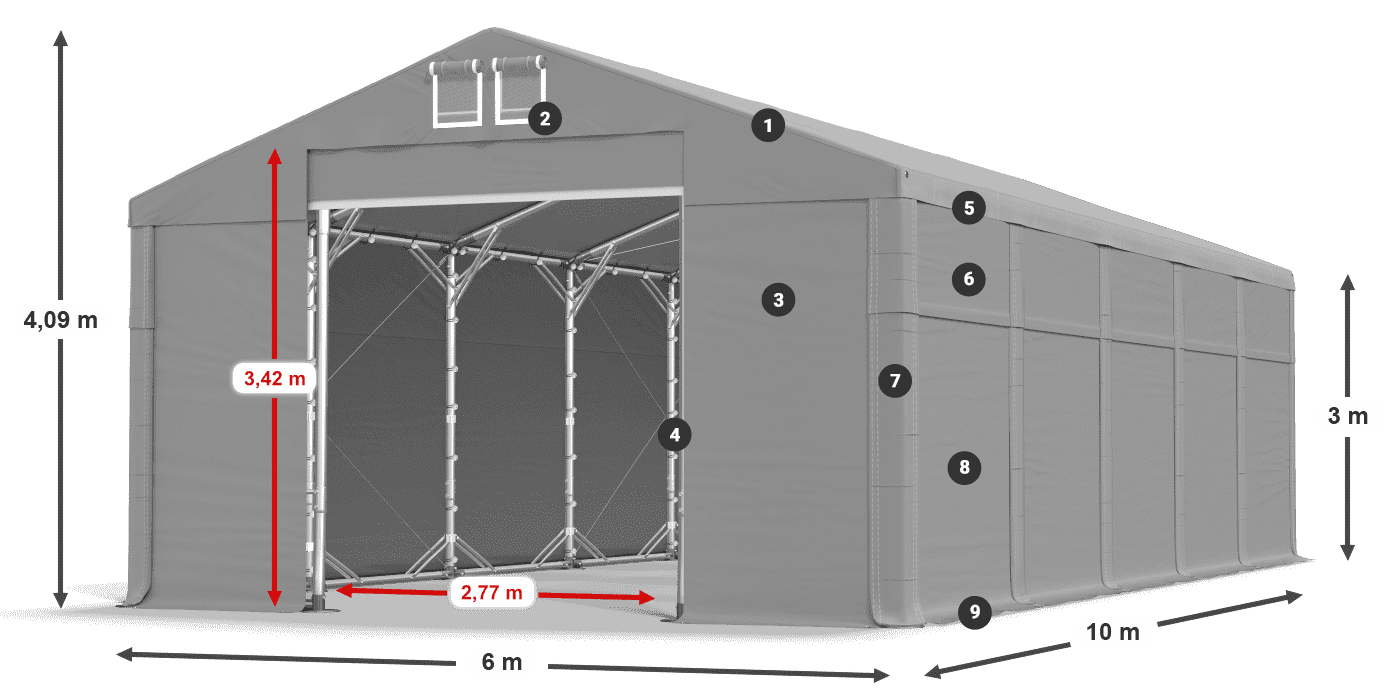MFR 620 PVC Legende 3m
