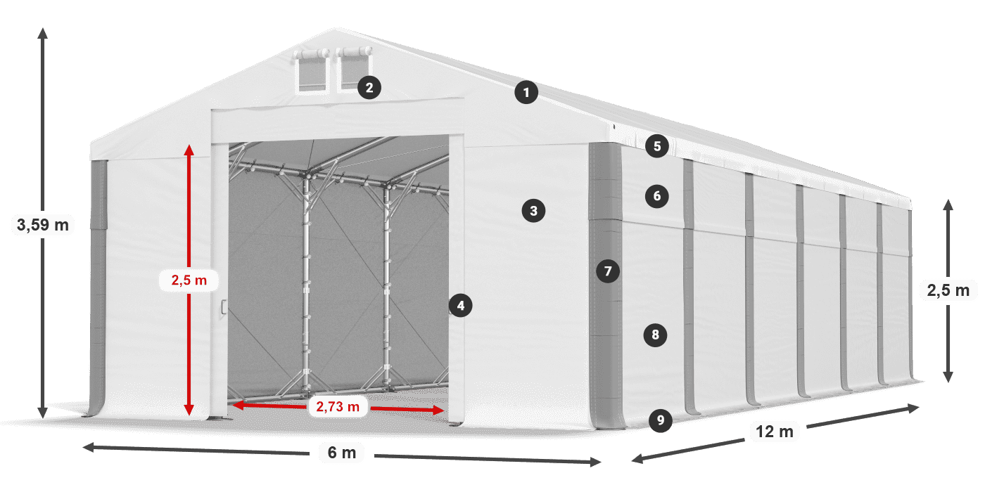 MMS 580 PVC Legende 2,5 m