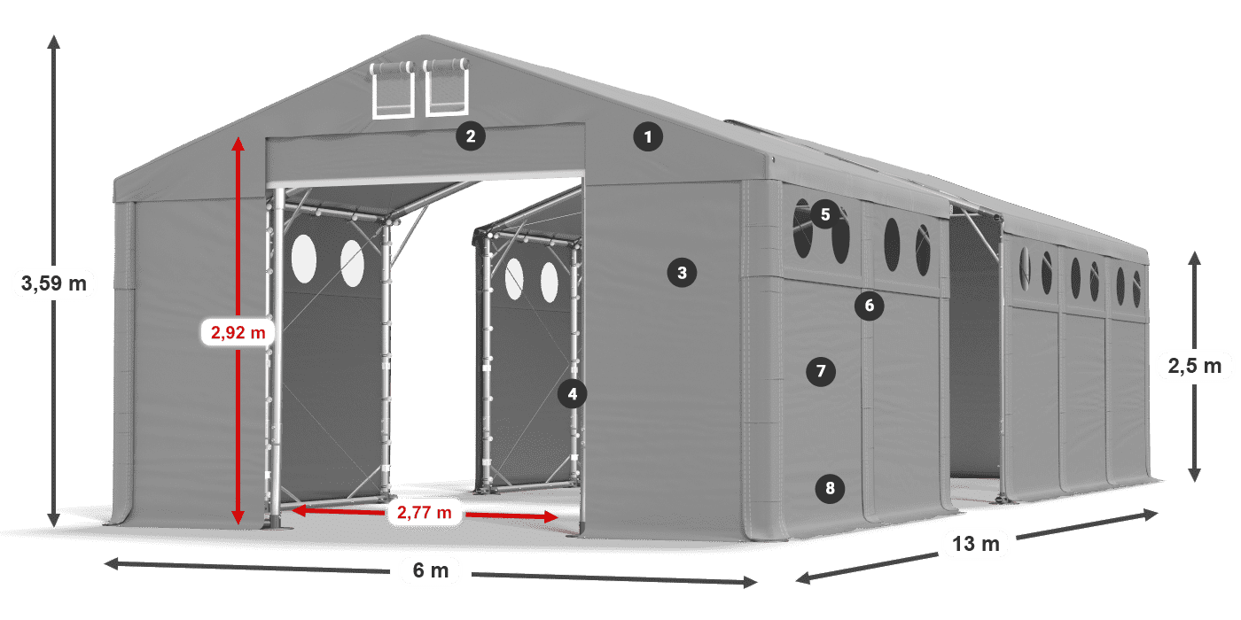 MFRO 620 PVC Legende 2,5 m
