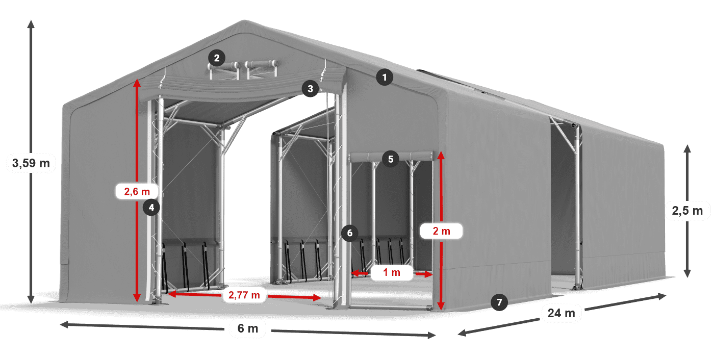 SFR 600 PVC Legende