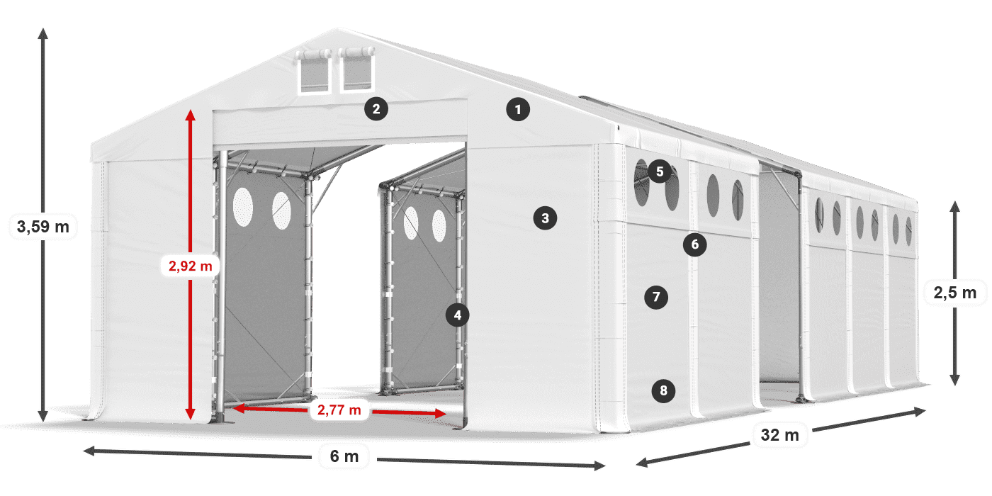MFRO 620 PVC Legende 2,5 m