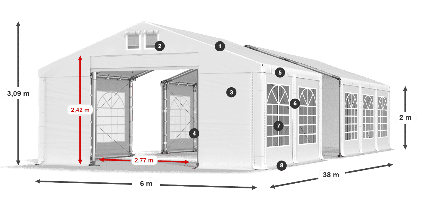 IFR 620 PVC Legende 2m