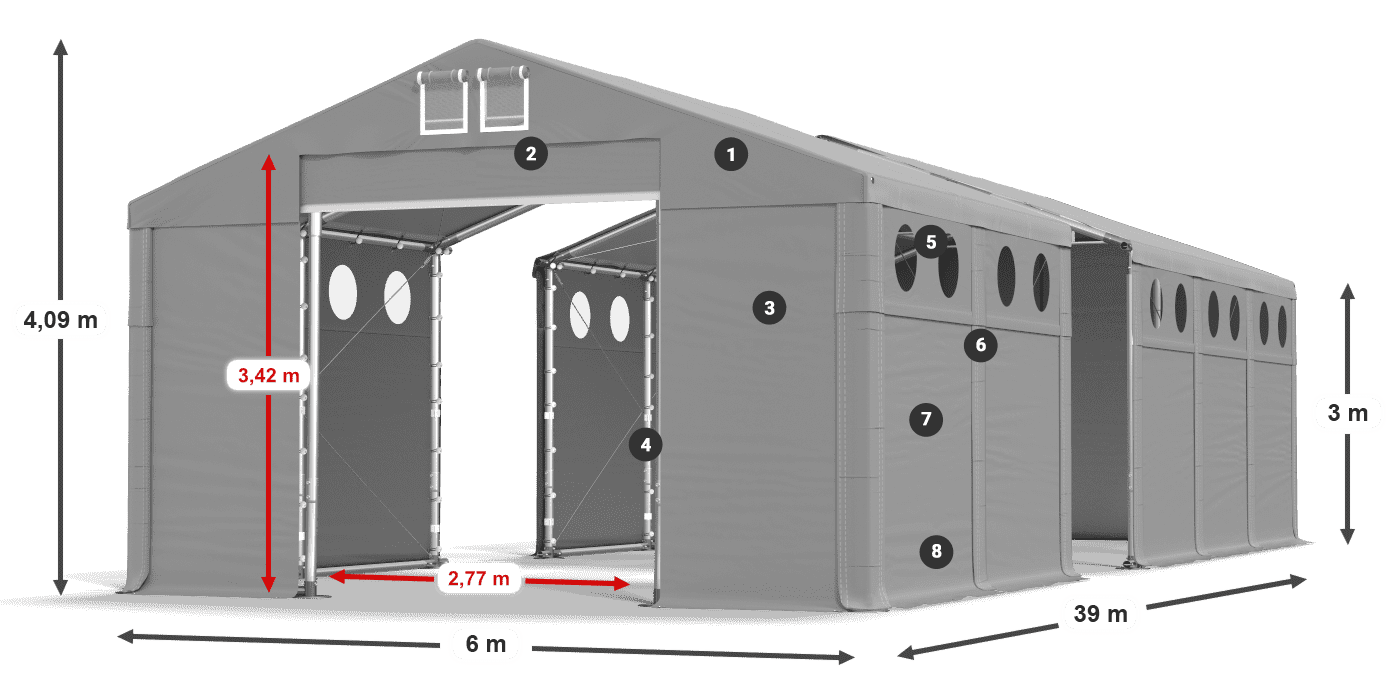 MFRO 620 PVC Legende 3m