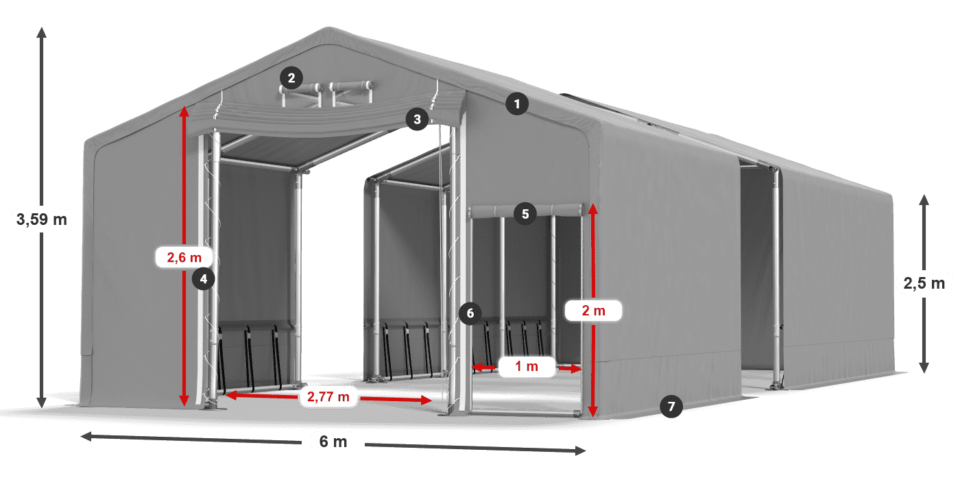 SFR 600 PVC Legende