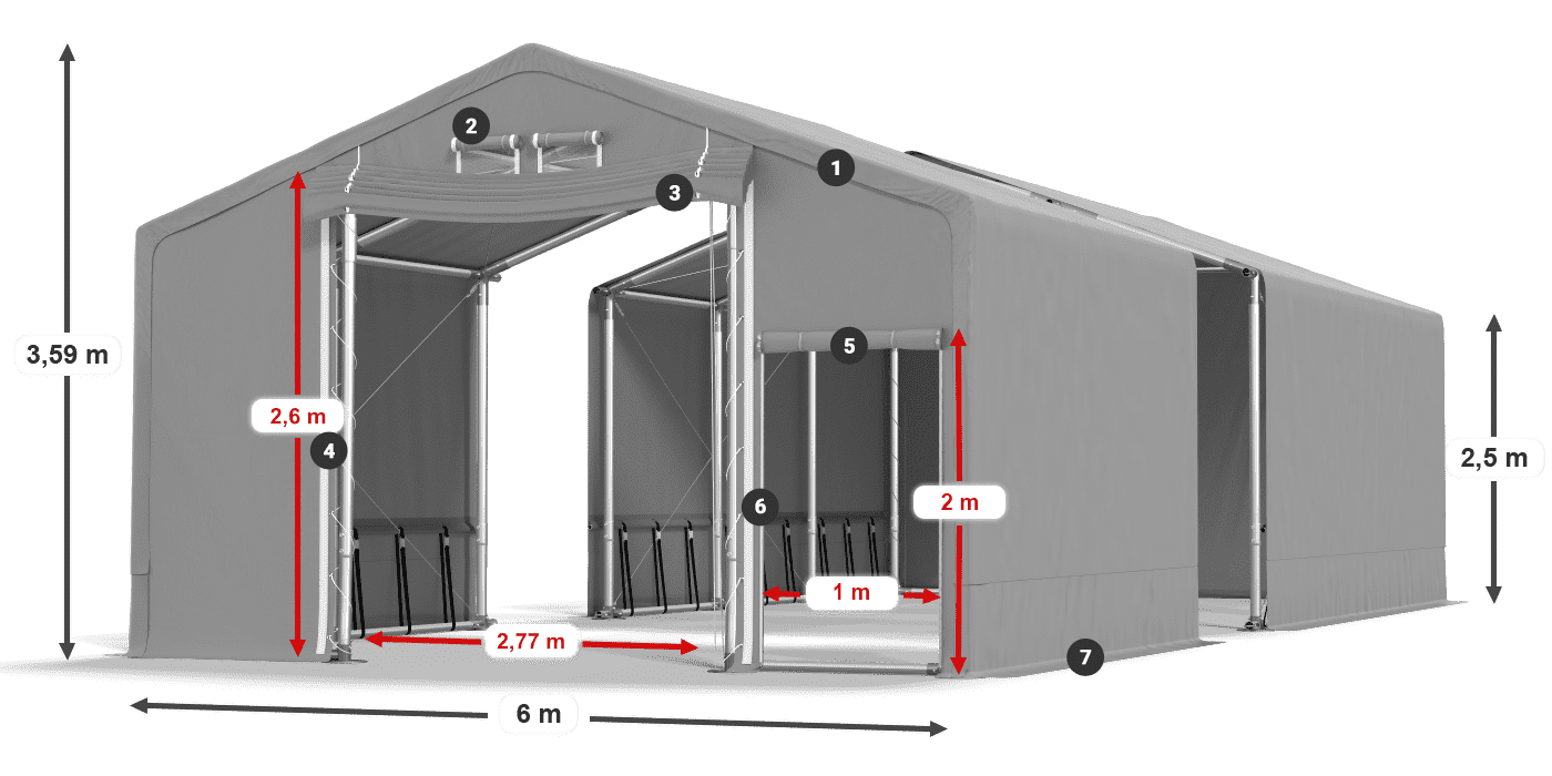 SFR 600 PVC Legende
