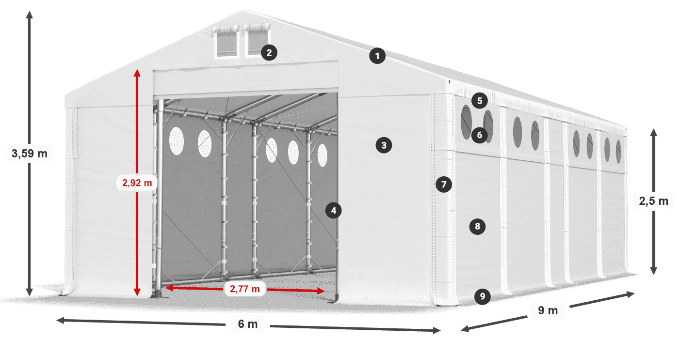 MFRO 620 PVC Legende 2,5 m