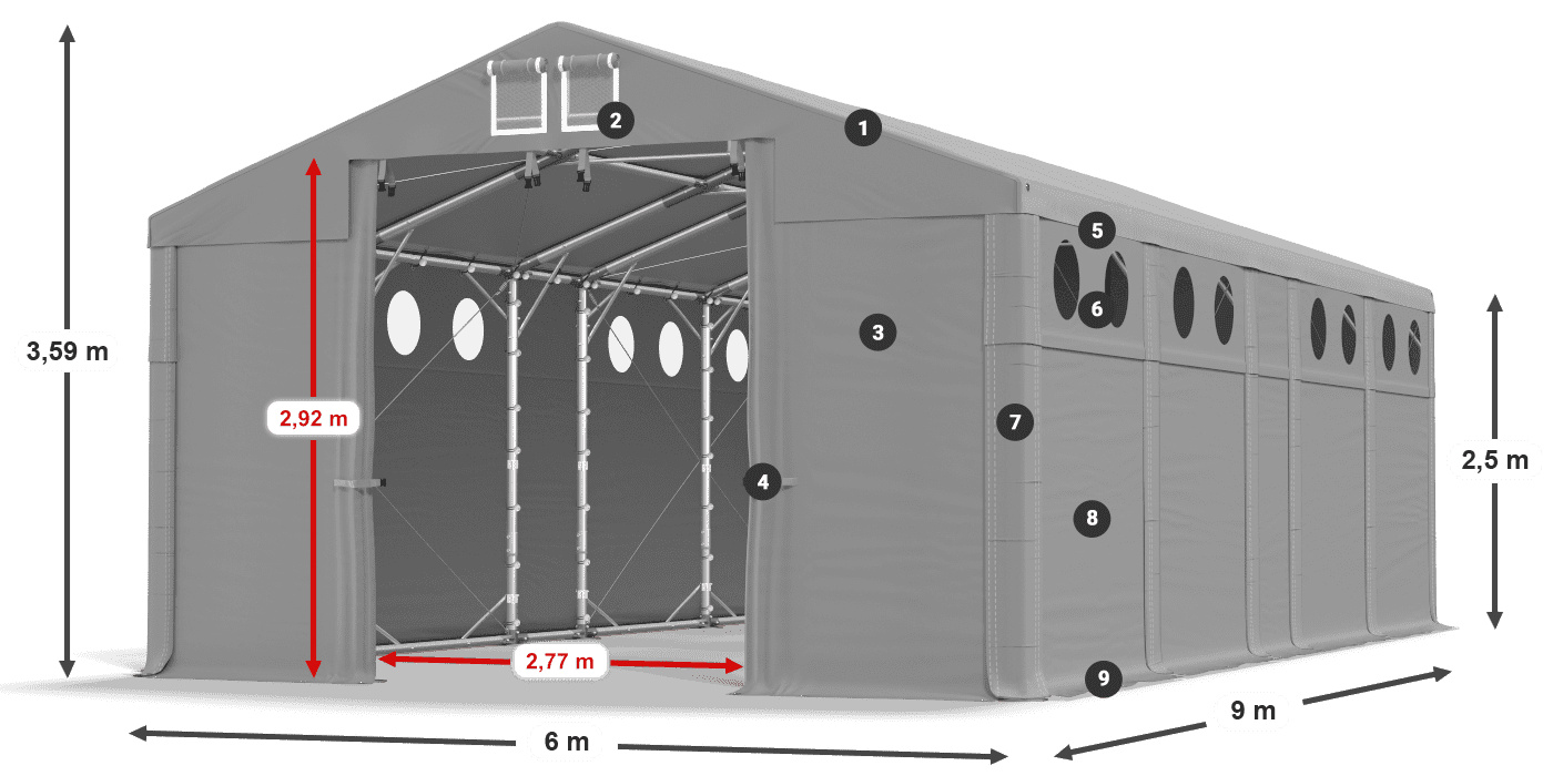 MFRO 620 PVC Legende 2,5 m