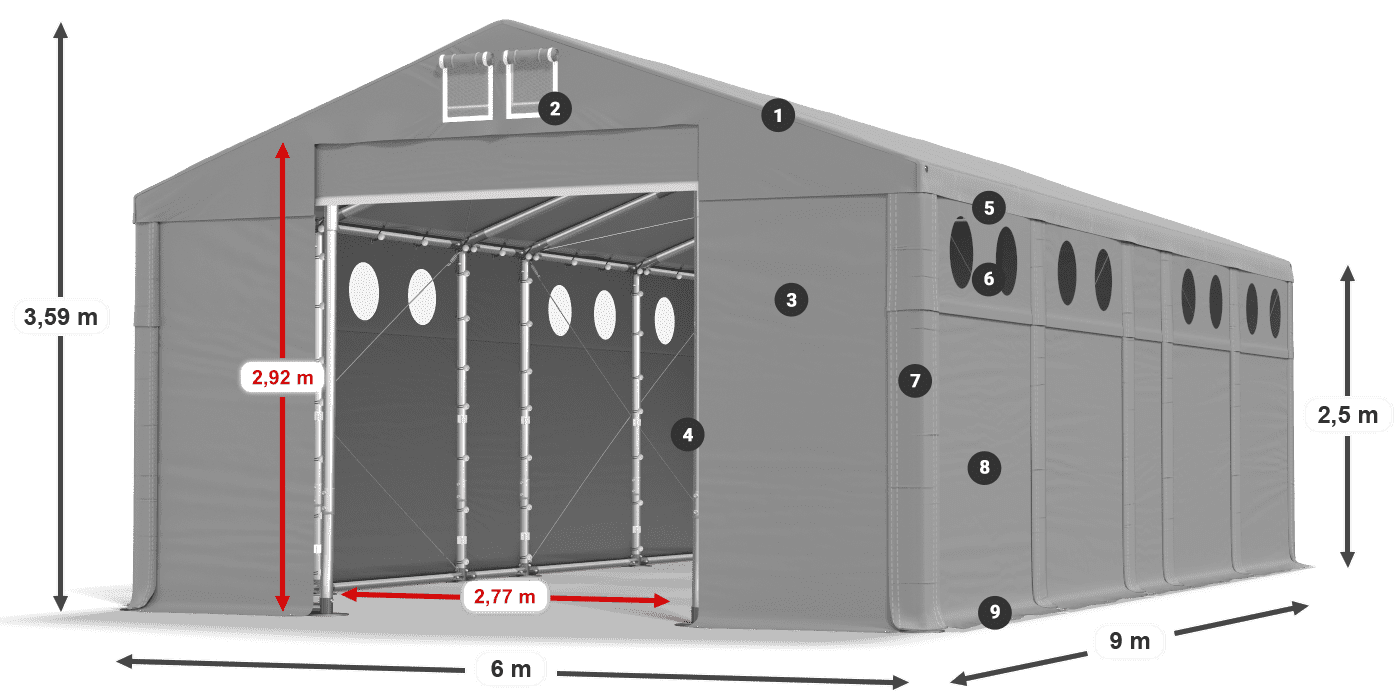 MFRO 620 PVC Legende 2,5 m