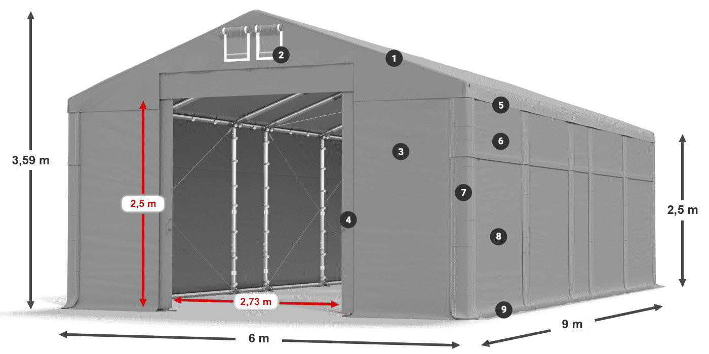 MMS 580 PVC Legende 2,5 m