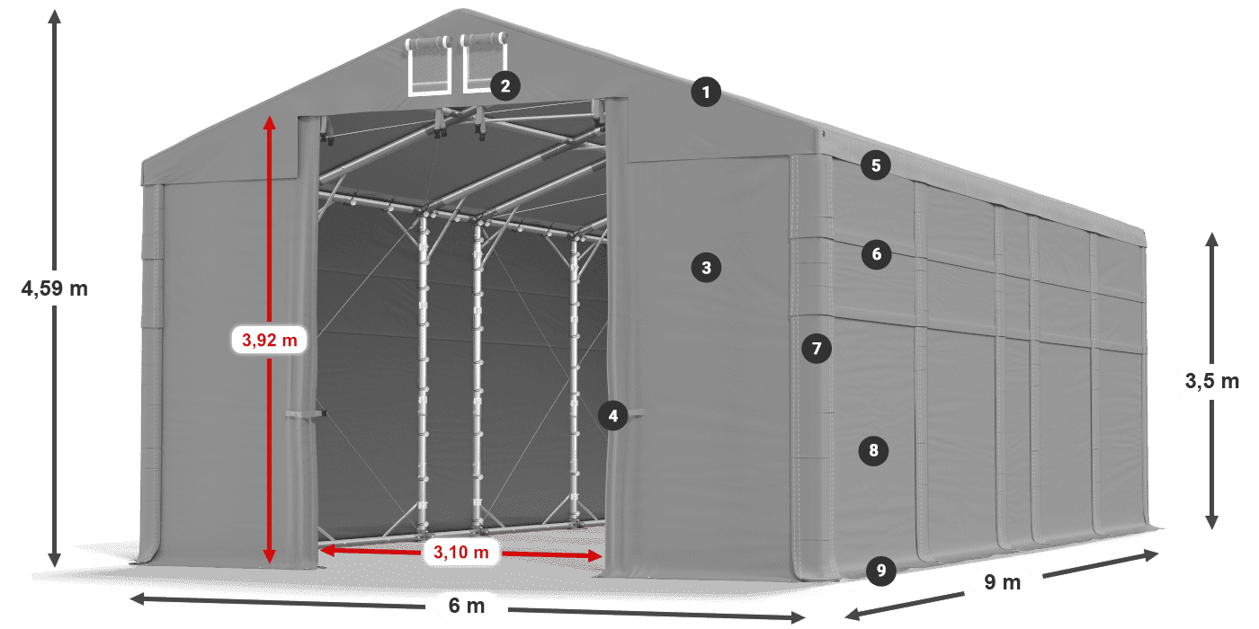 MFR 620 PVC Legende 3,5 m