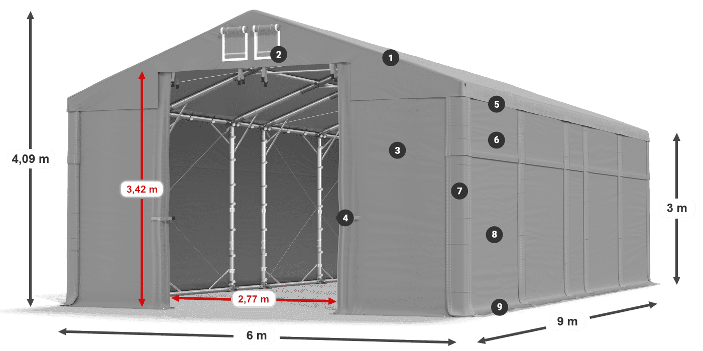 MFR 620 PVC Legende 3m