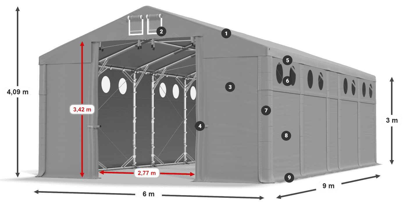 MFRO 620 PVC Legende 3m