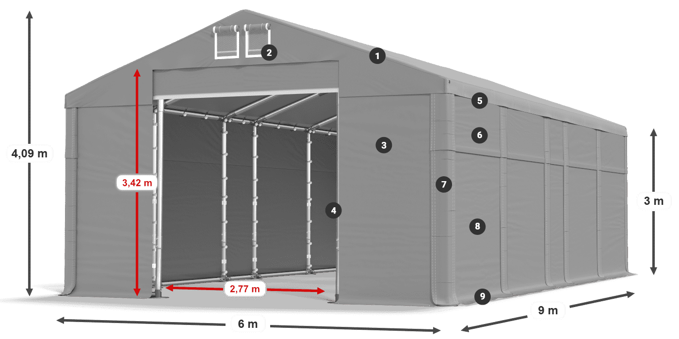 MFR 620 PVC Legende 3m