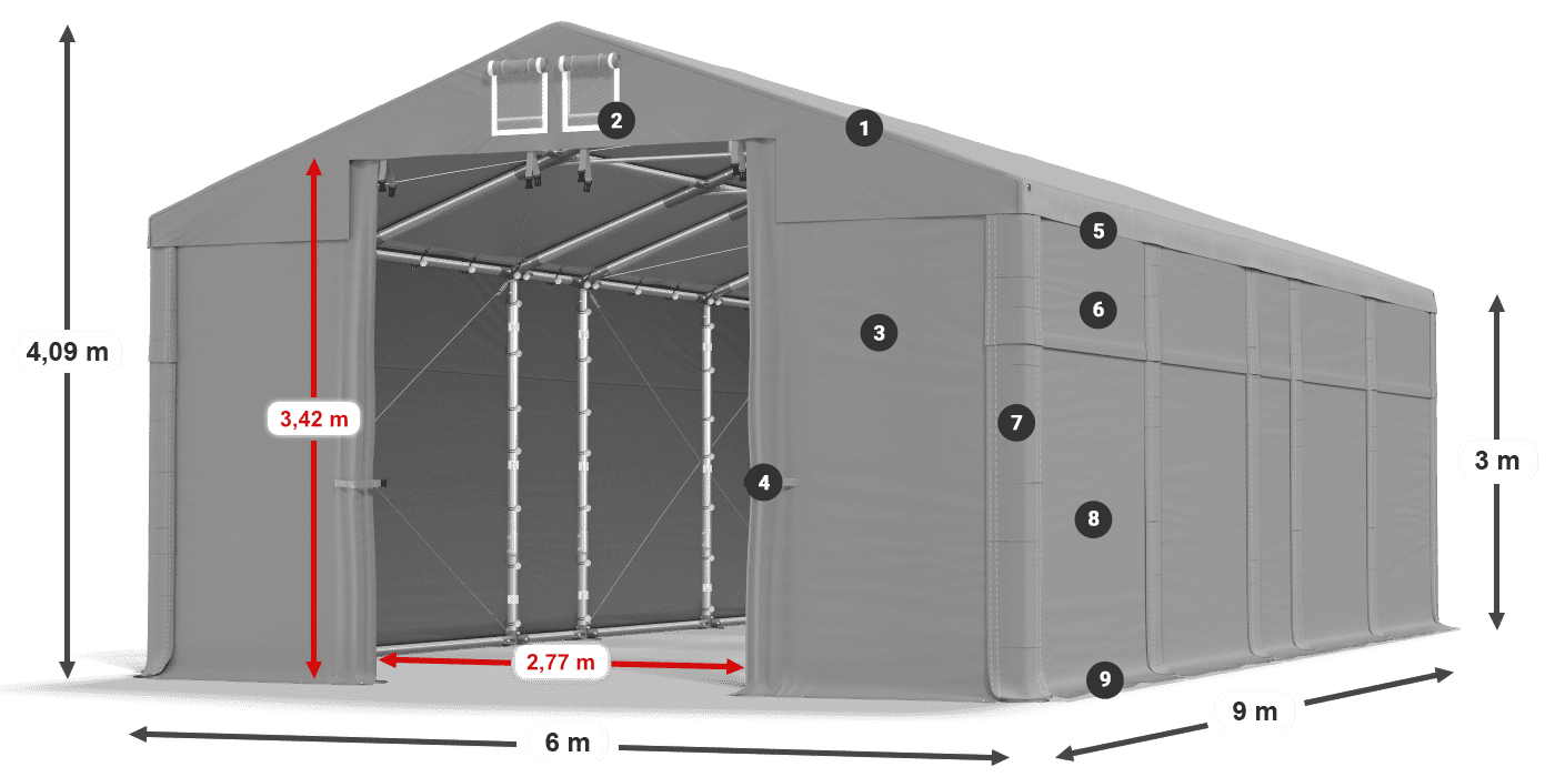 MFR 620 PVC Legende 3m