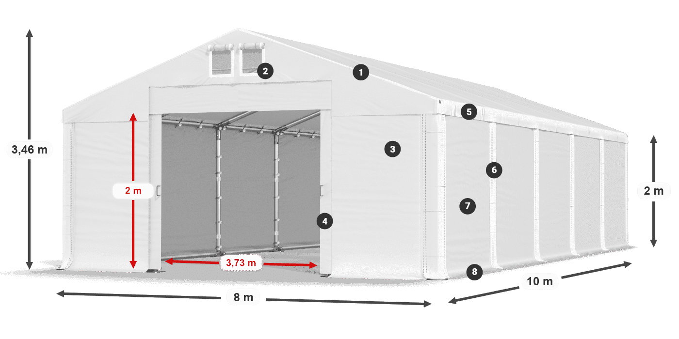 MFR 620 PVC Legende 2m