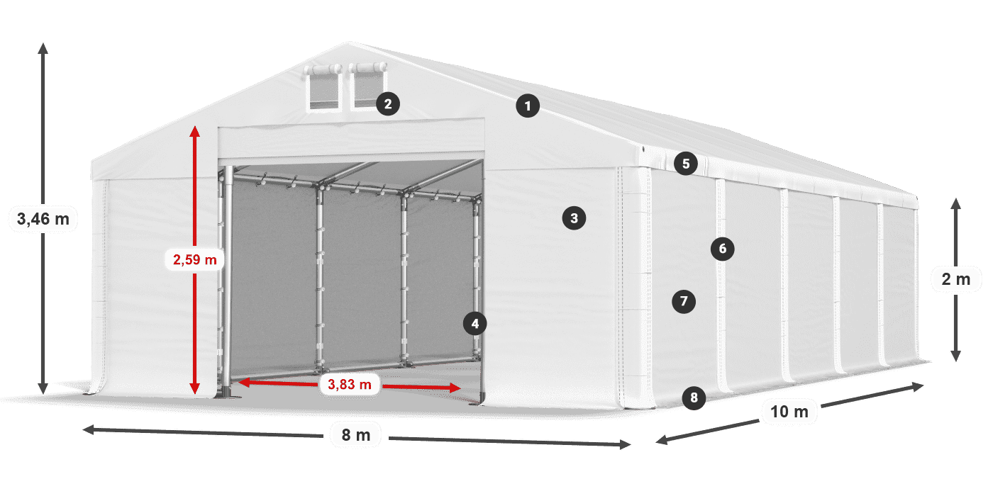 MFR 620 PVC Legende 2m