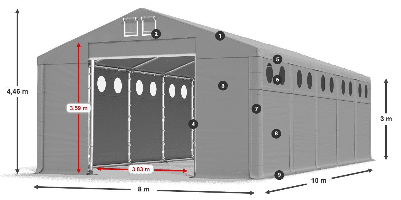 MFRO 620 PVC Legende 3m