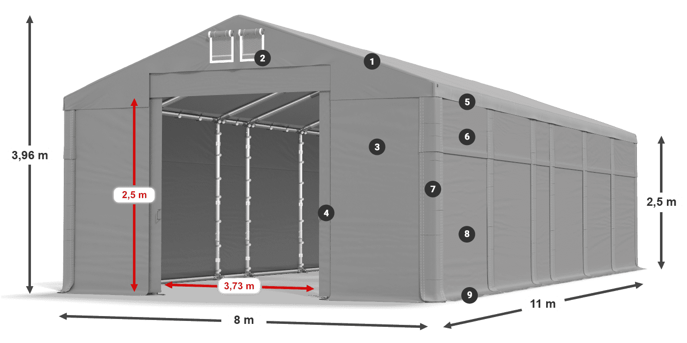 MFR 620 PVC Legende 2,5 m